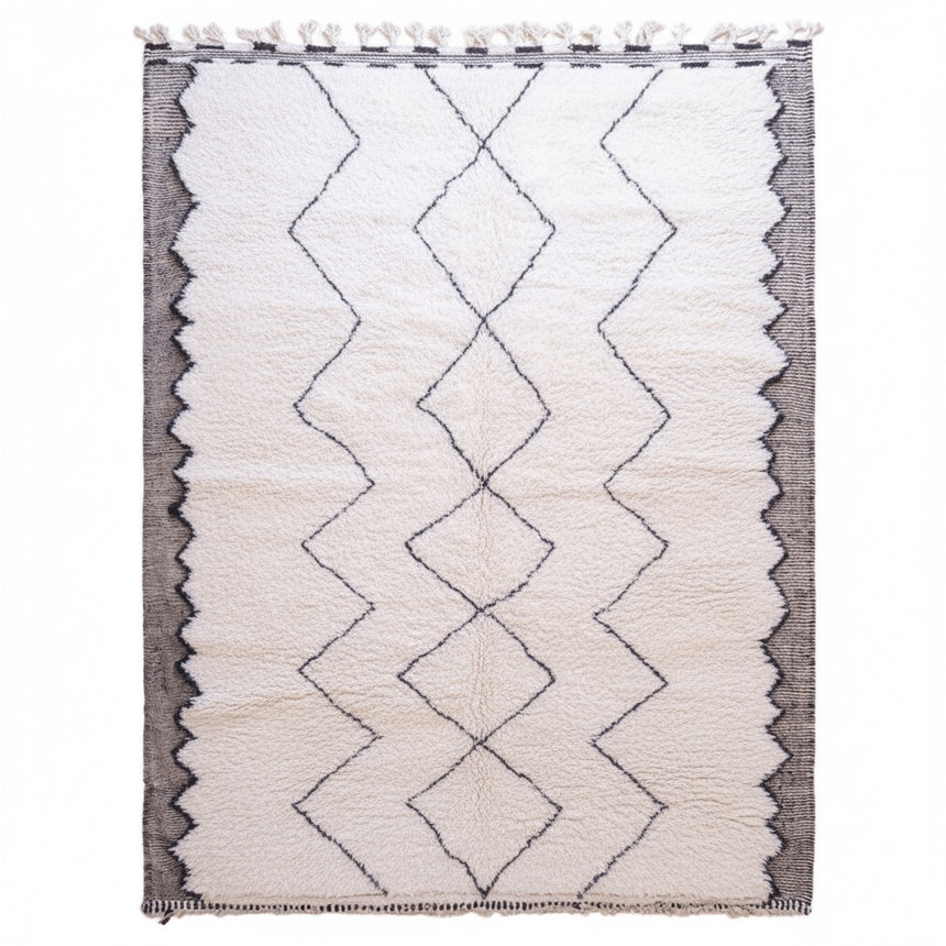 Tapis berbère marocain pure laine 348 x 249 cm - AFKliving