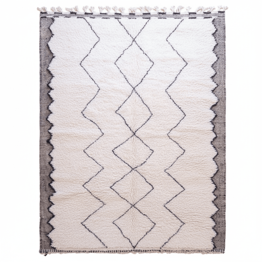 Tapis berbère marocain pure laine 348 x 249 cm - AFKliving