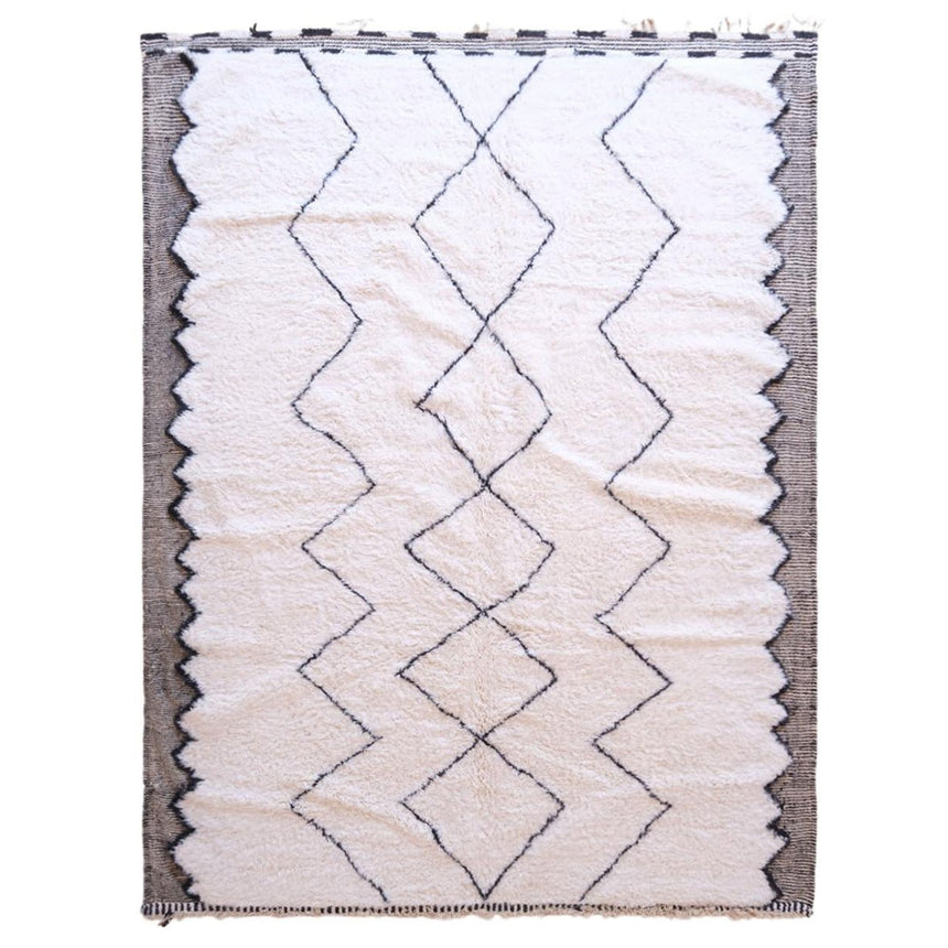 Tapis Berbere marocain pure laine 348 x 249 cm - AFKliving