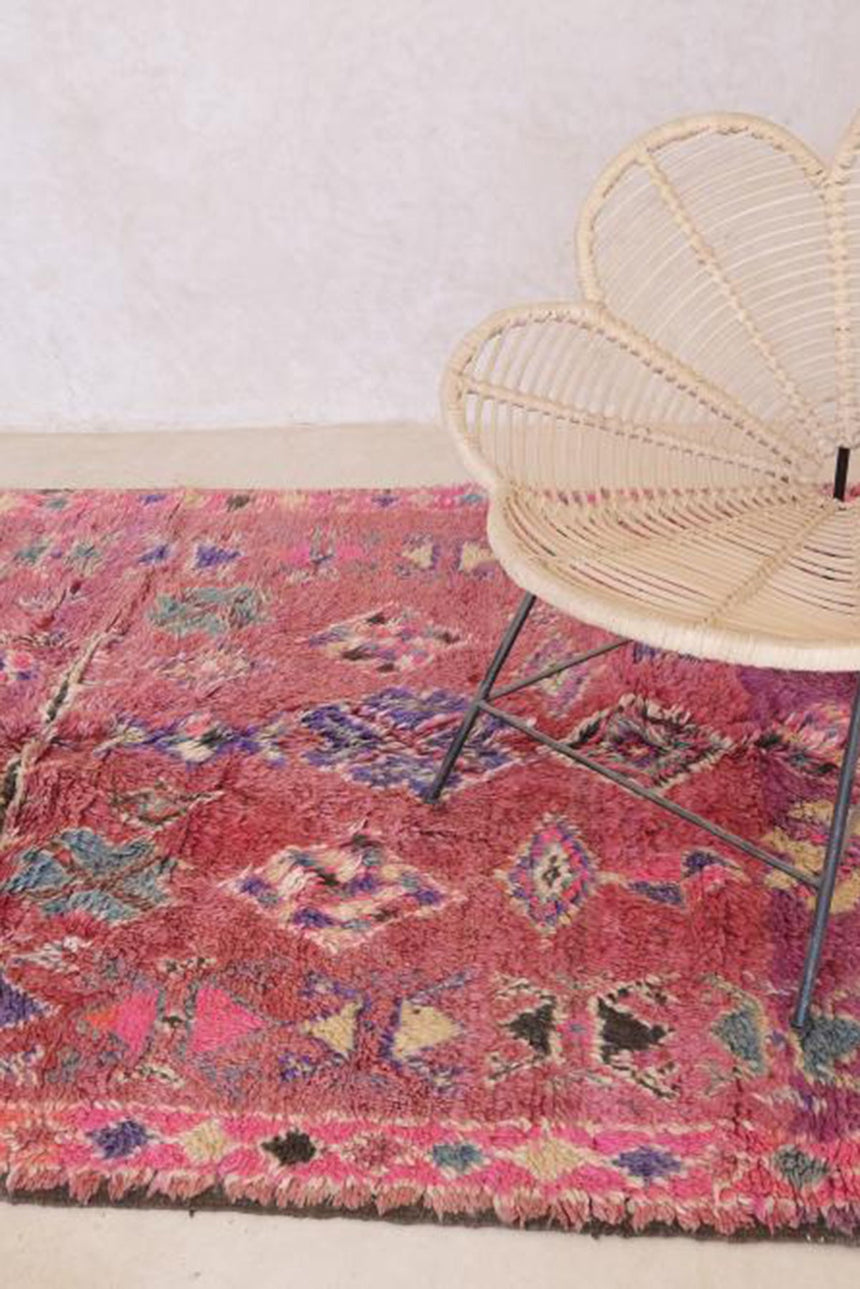 Tapis Berbere marocain pure laine 382 x 160 cm - AFKliving