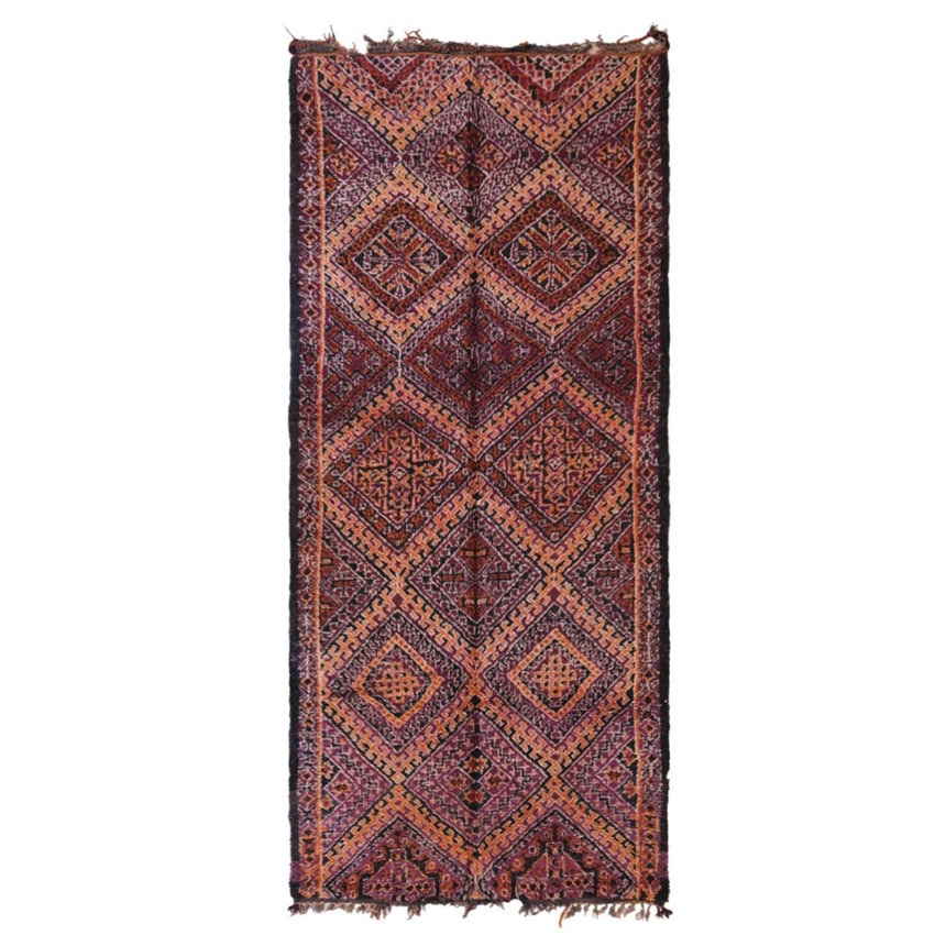 Tapis Berbere marocain pure laine 402 x 180 cm - AFKliving