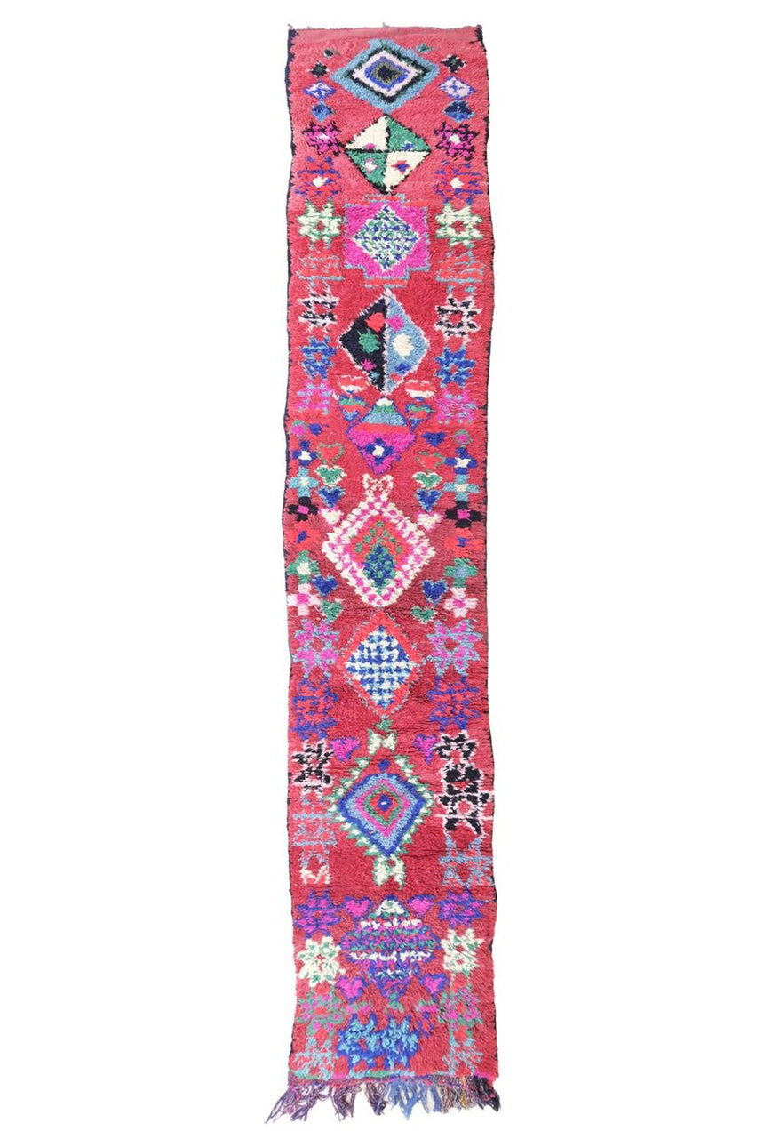 Tapis Berbere marocain pure laine 484 x 84 cm - AFKliving