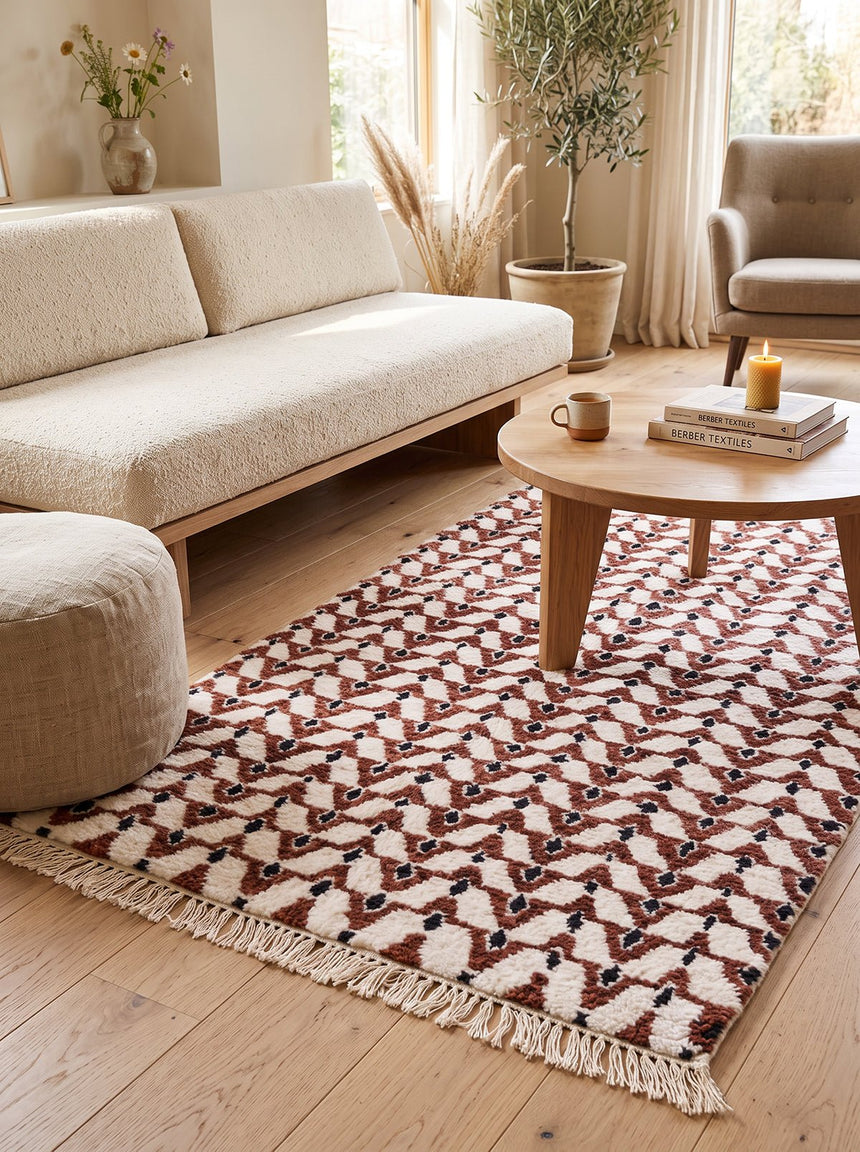 Tapis berbère marocain pure laine - AFKliving