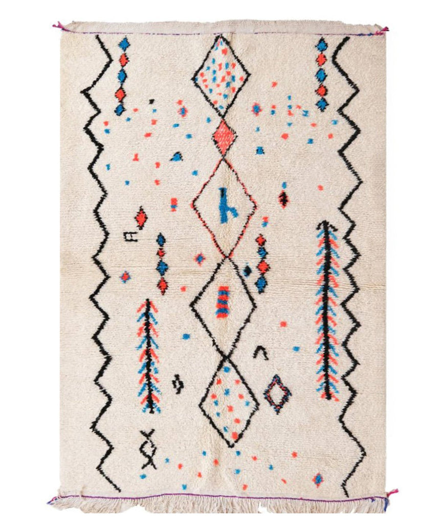 Tapis berbère marocain pure laine - tapis sur mesure - AFKliving