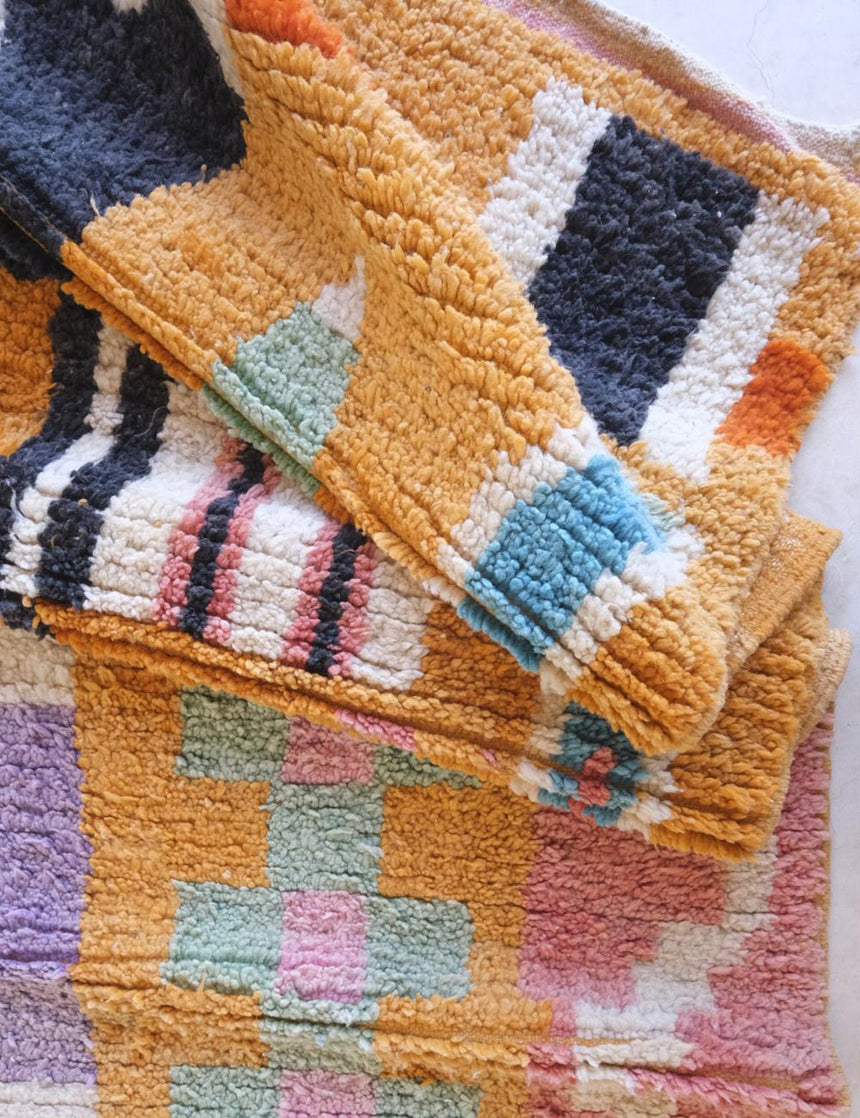 Tapis berbère marocain pure laine - tapis sur mesure - AFKliving