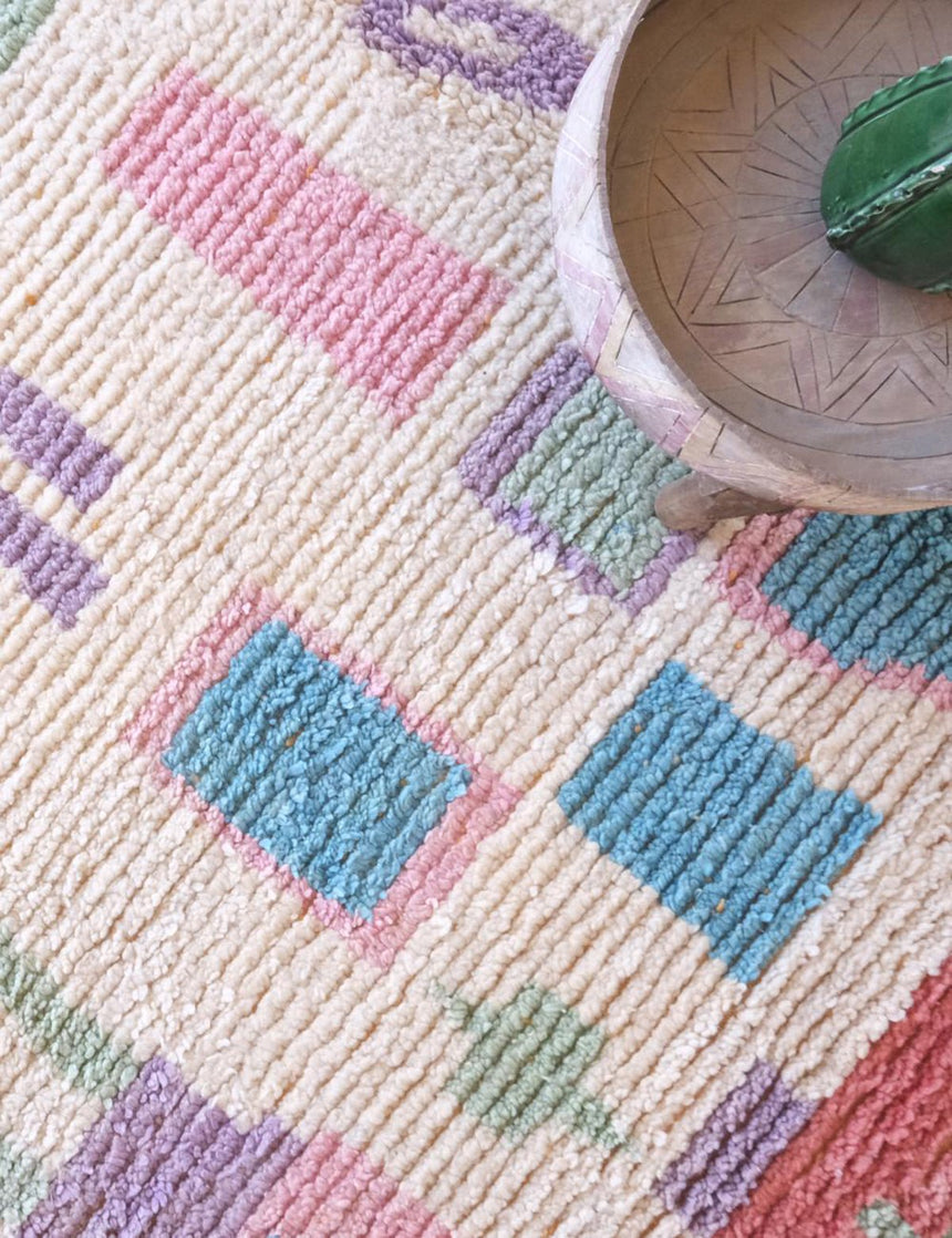 Tapis berbère marocain pure laine - tapis sur mesure - AFKliving