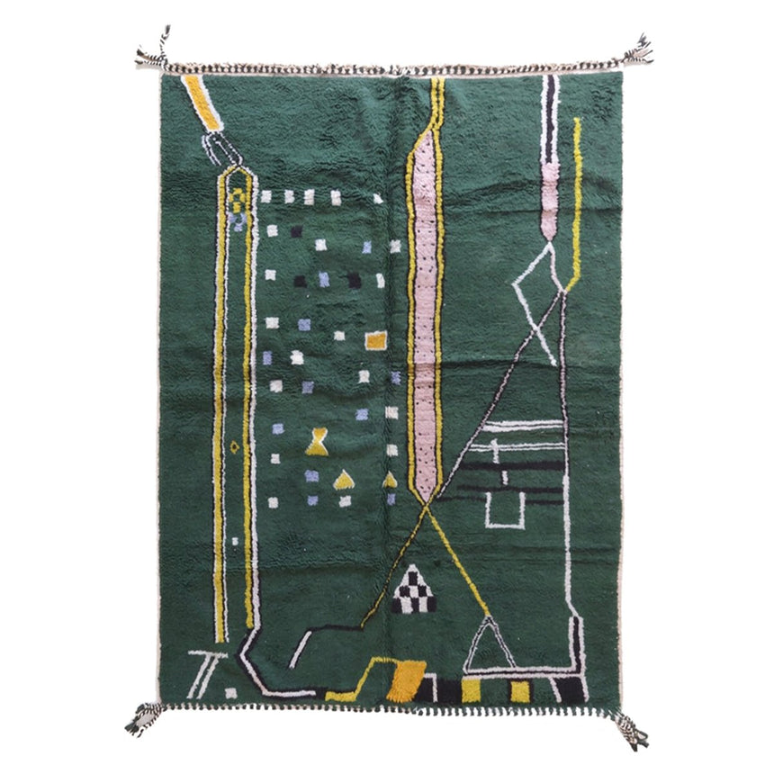 Tapis berbère marocain style ethnique pure laine - AFKliving