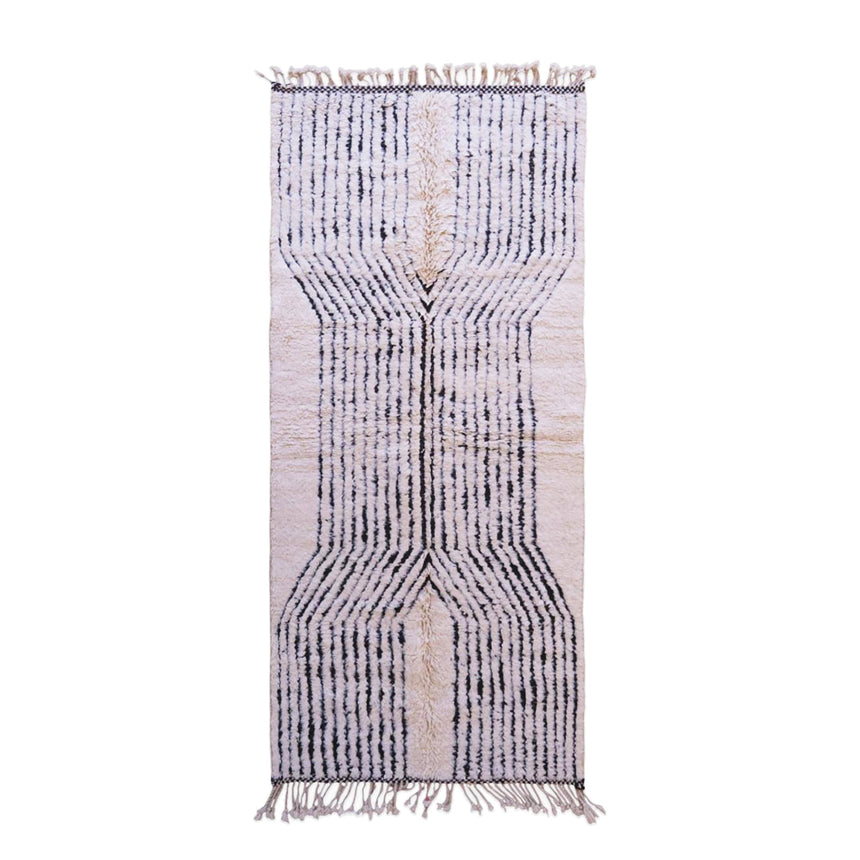 Tapis berbère marocain texturé en laine - tapis sur mesure - AFKliving