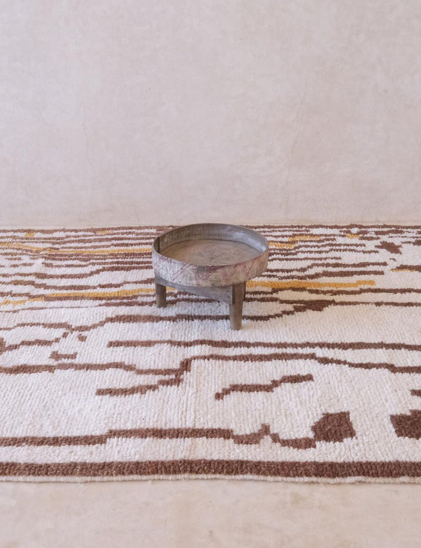 Tapis berbère original au style contemporain en laine 185 x 256 cm - AFKliving