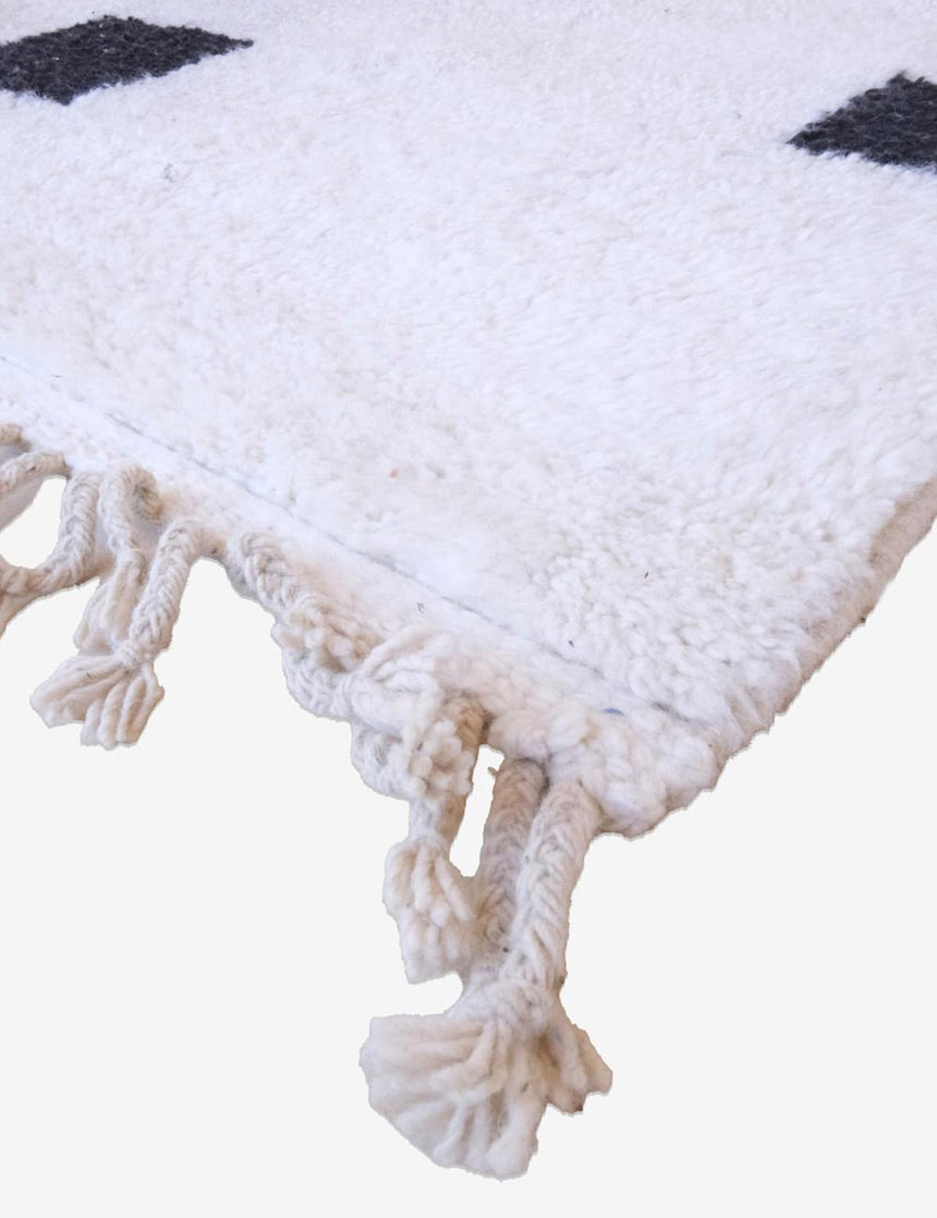 Tapis berbère original au style minimaliste en laine 244 x 345 cm - AFKliving