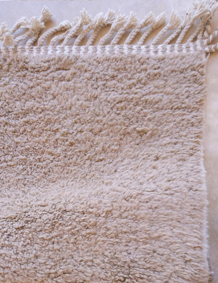 Tapis berbère original au style minimaliste en laine 248 x 350 cm - AFKliving