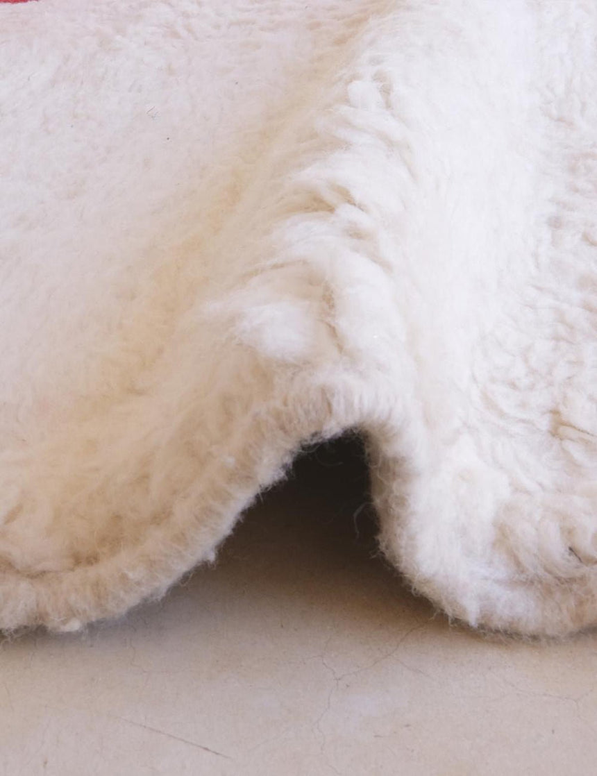 Tapis berbère original au style minimaliste en laine 251 x 355 cm - AFKliving