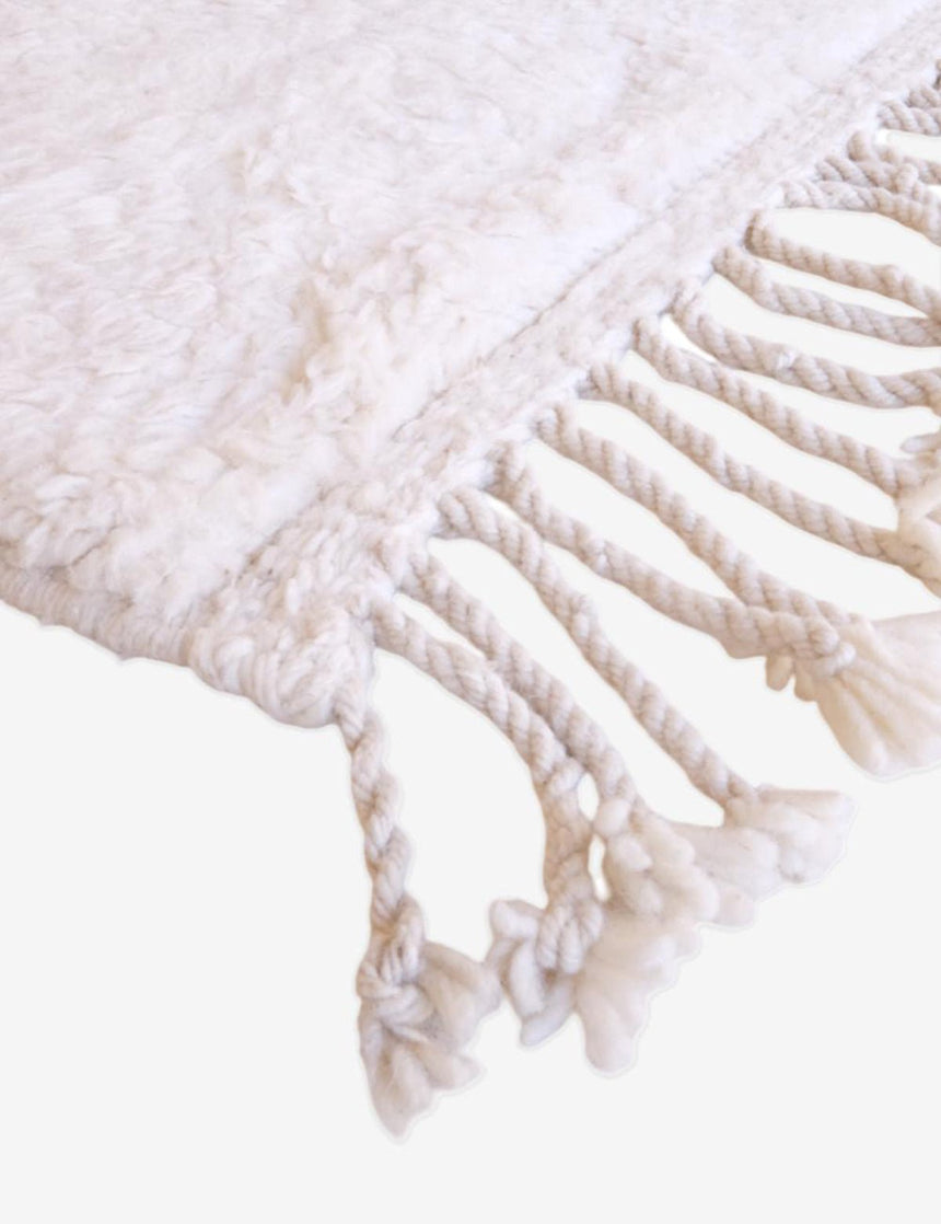 Tapis berbère original au style minimaliste en laine 251 x 355 cm - AFKliving