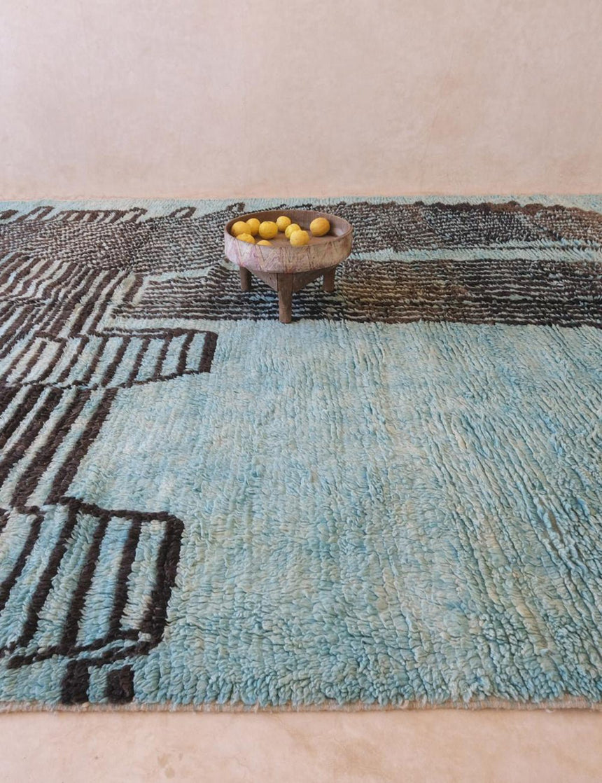 Tapis berbère original et contemporain laine - sur mesure - AFKliving
