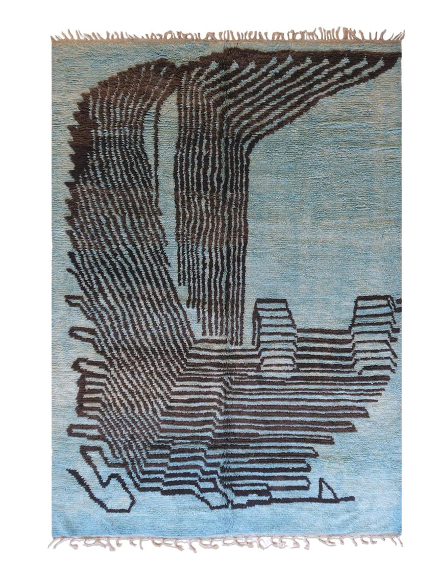 Tapis berbère original et contemporain laine - sur mesure - AFKliving