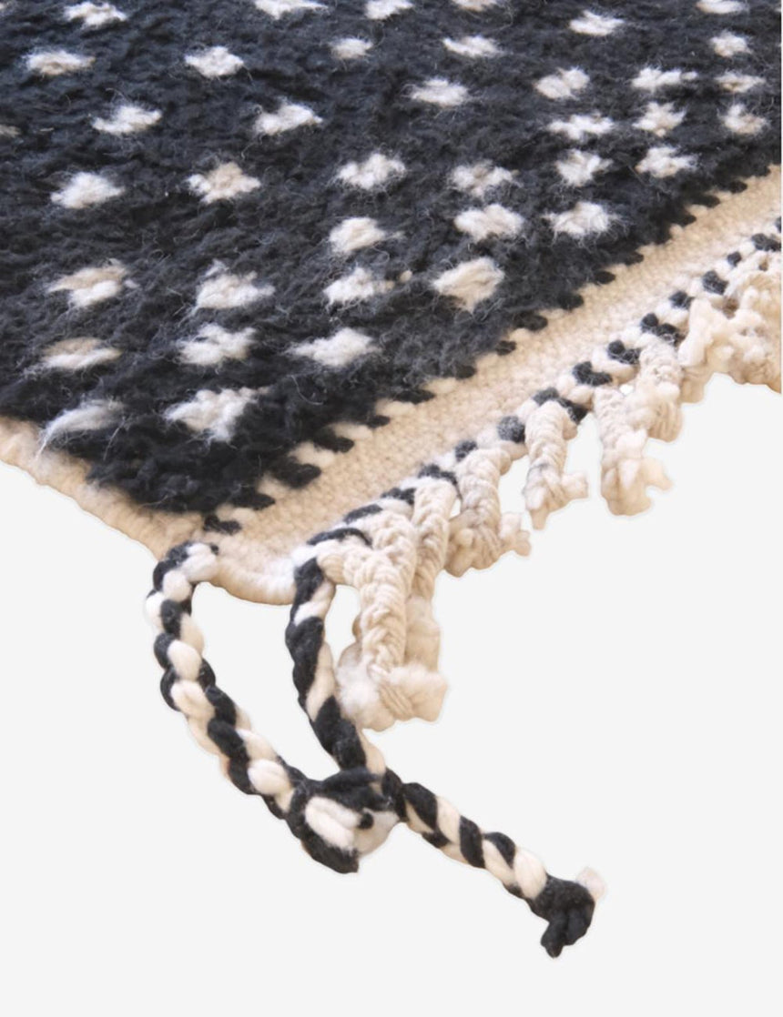 Tapis berbère original et design en laine 191 x 211 cm - AFKliving