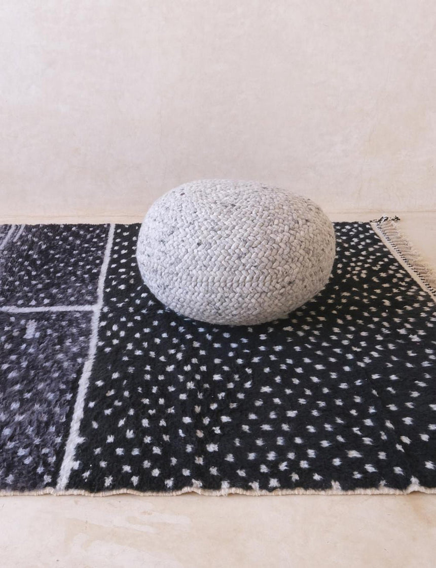 Tapis berbère original et design en laine 191 x 211 cm - AFKliving