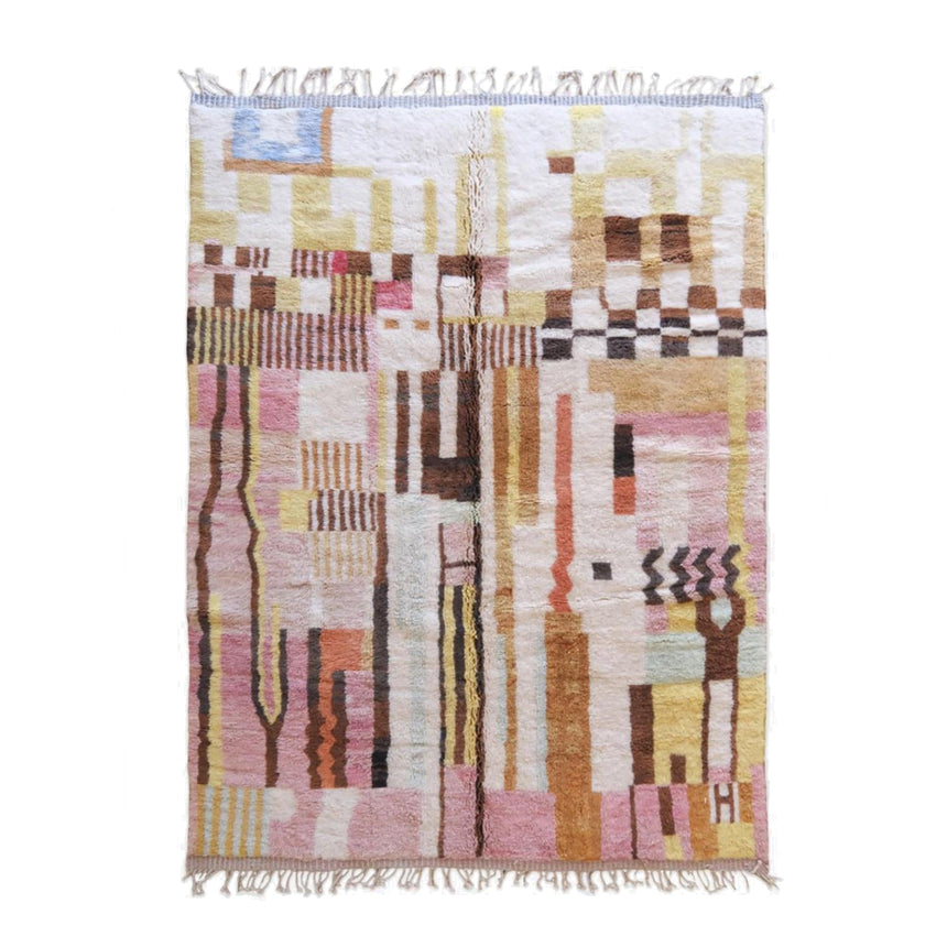 Tapis berbère pure laine sophistiqué et design - tapis sur mesure - AFKliving