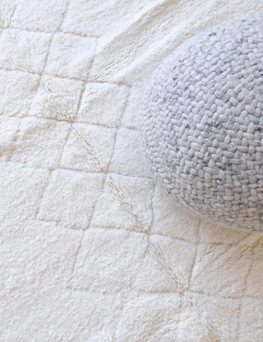 Tapis berbère sobre et chaleureux noué main en laine 250 x 339 cm - AFKliving