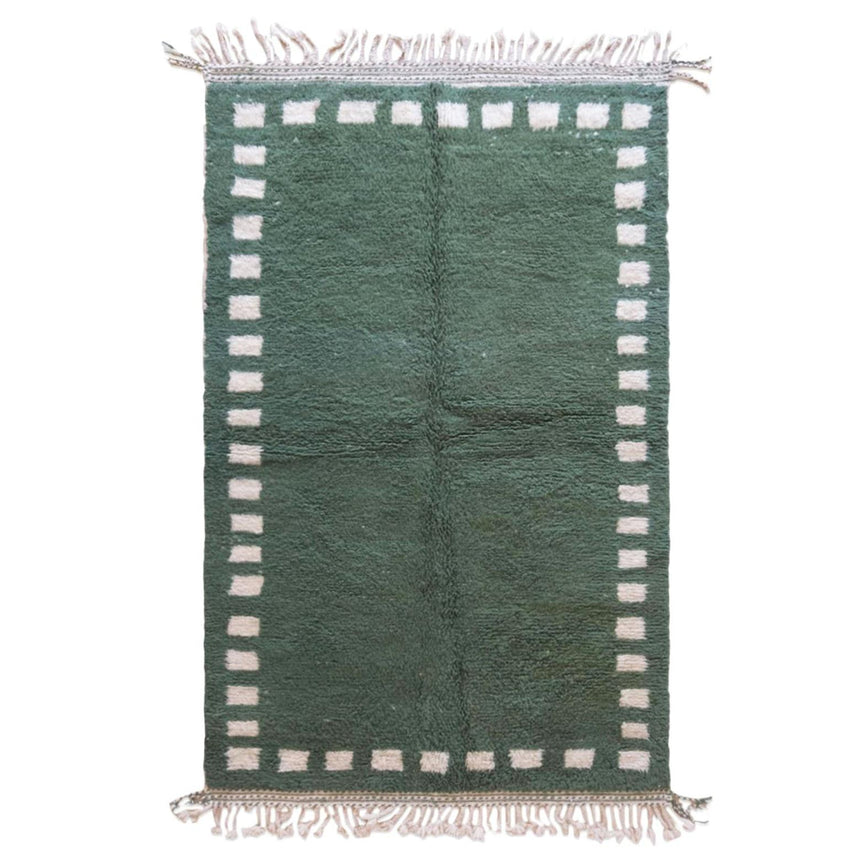 Tapis berbère sobre et raffiné fait main en laine 154 x 240 cm - AFKliving