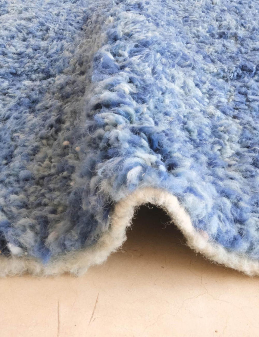 Tapis berbère tissé artisanalement noué main laine 246 x 342 cm - AFKliving