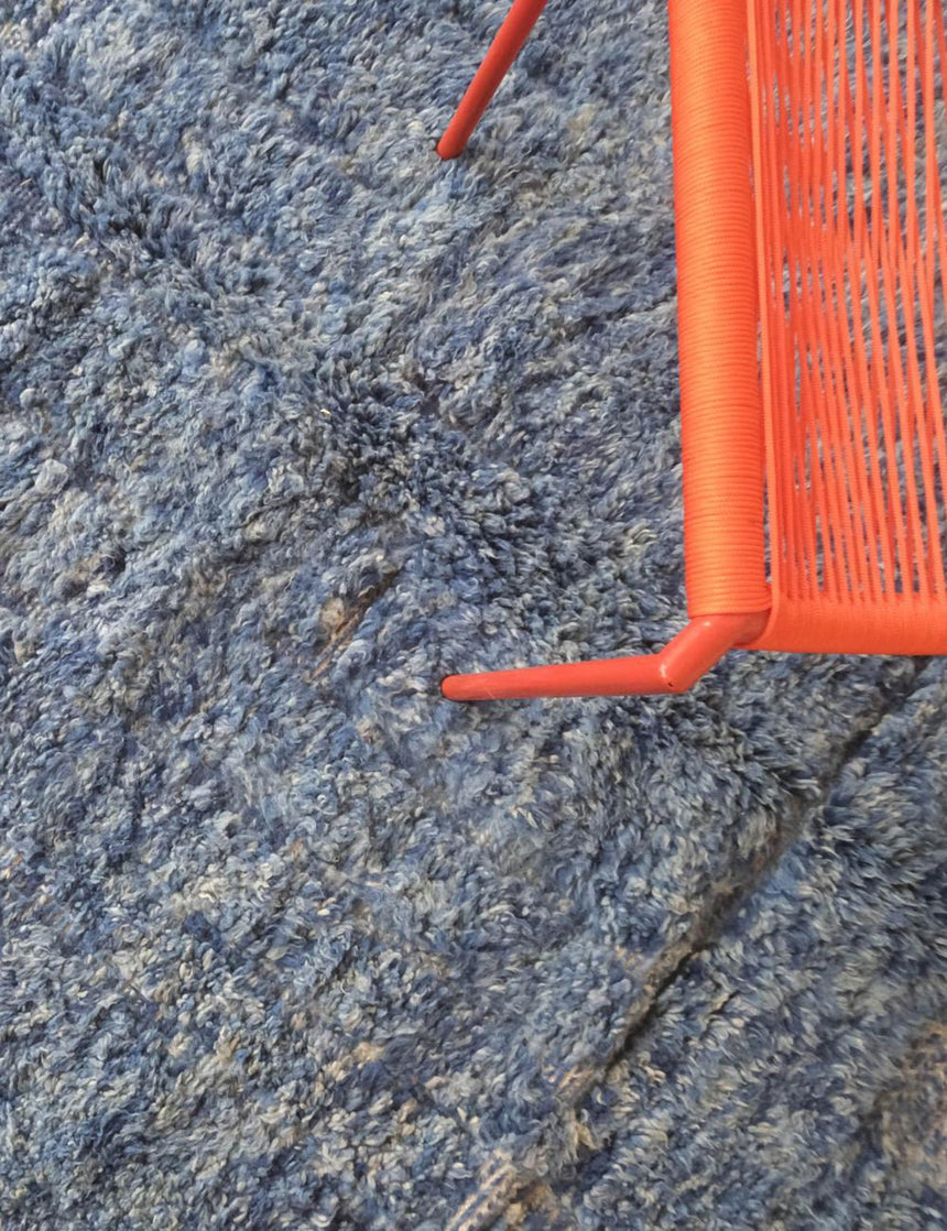 Tapis berbère tissé artisanalement noué main laine 246 x 342 cm - AFKliving