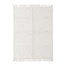 Tapis berbère uni avec losanges sculptés pure laine - AFKliving