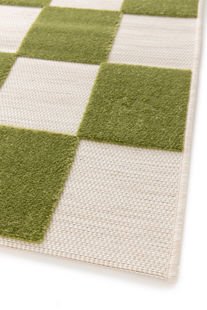 Tapis bicolore avec effet sculpté PETITS CARREAUX - AFKliving