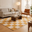 Indoor outdoor rug with sculpted effect SMALL TILES