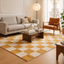 Indoor outdoor rug with sculpted effect SMALL TILES