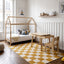Indoor outdoor rug with sculpted effect SMALL TILES