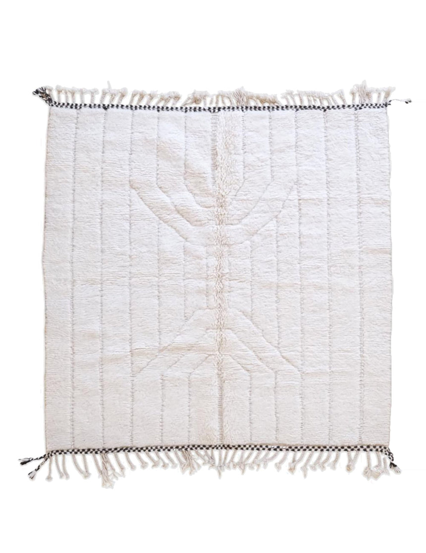 Tapis carré marocain en laine 195 x 195 cm - AFKliving