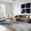 AURA velvet effect design rug