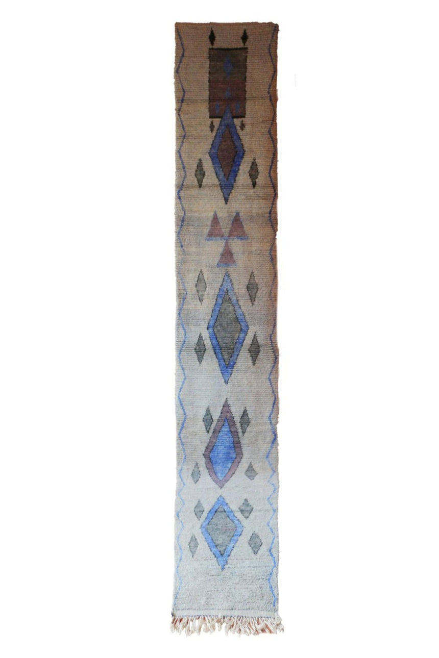 Tapis de couloir Berbere 75 x 506 cm - AFKliving