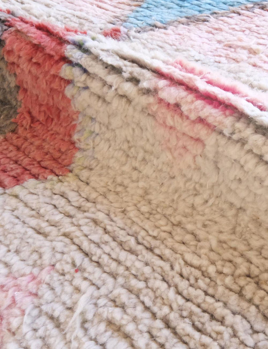 Tapis de couloir berbère Boujaad coloré 89 x 492 cm - AFKliving