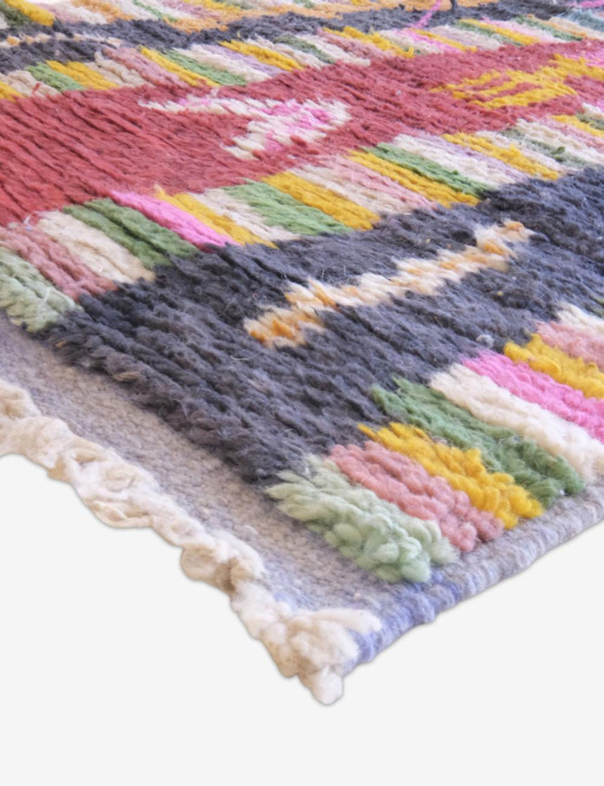 Berber contemporary wool hallway rug 72 x 355 cm - AFKliving