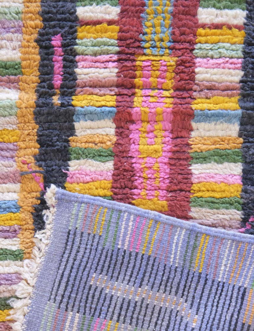 Berber contemporary wool hallway rug 72 x 355 cm - AFKliving