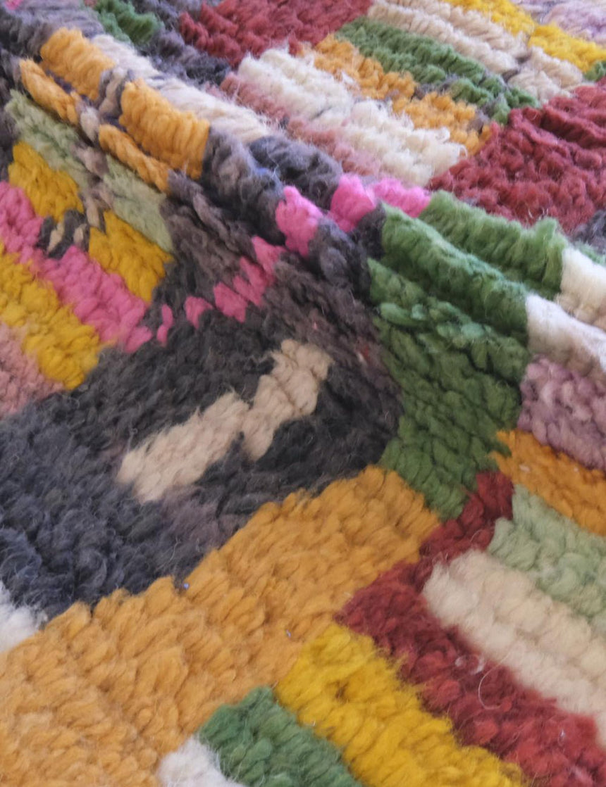 Berber contemporary wool hallway rug 72 x 355 cm - AFKliving