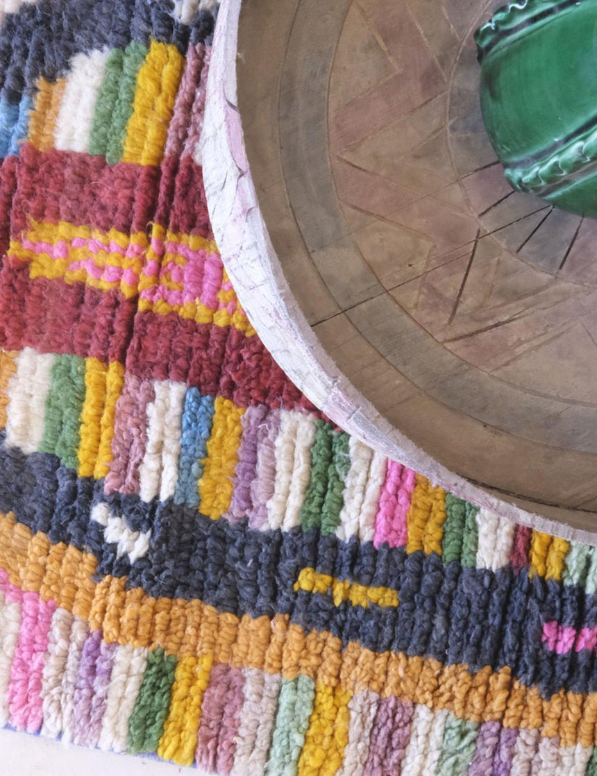Berber contemporary wool hallway rug 72 x 355 cm - AFKliving
