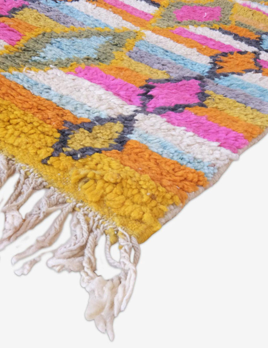 Tapis de couloir berbère en laine - tapis sur mesure - AFKliving