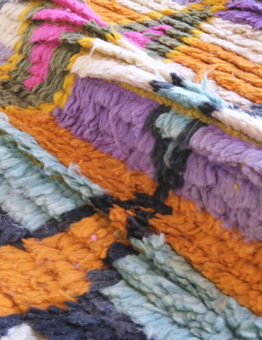 Tapis de couloir berbère en laine - tapis sur mesure - AFKliving