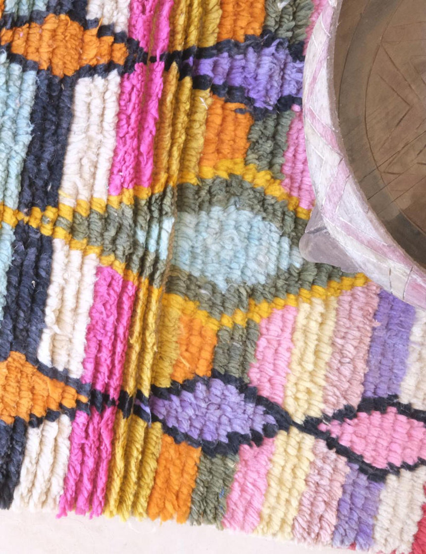 Tapis de couloir berbère en laine - tapis sur mesure - AFKliving