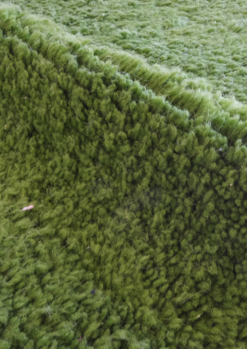 Tapis de couloir berbère graphique noué main laine 70 x 383 cm - AFKliving