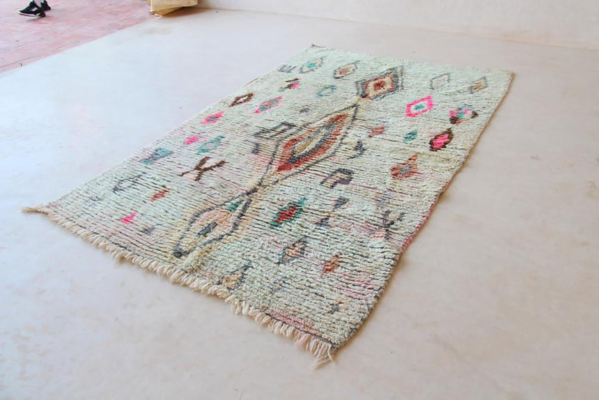 Tapis de couloir Berbere marocain en laine 143 x 240 cm - AFKliving