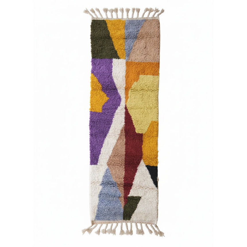 Tapis de couloir berbère marocain pure laine - AFKliving