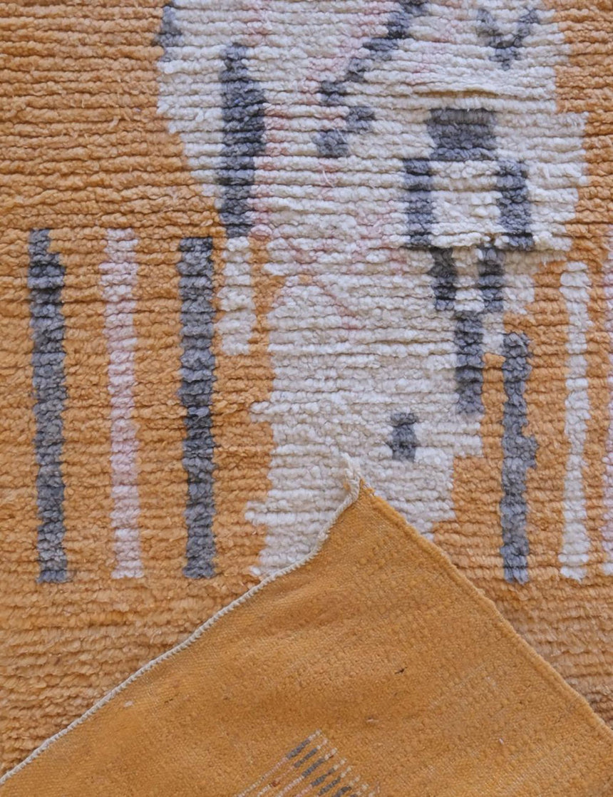 Tapis de couloir berbère marocain pure laine 77 x 375 cm - AFKliving
