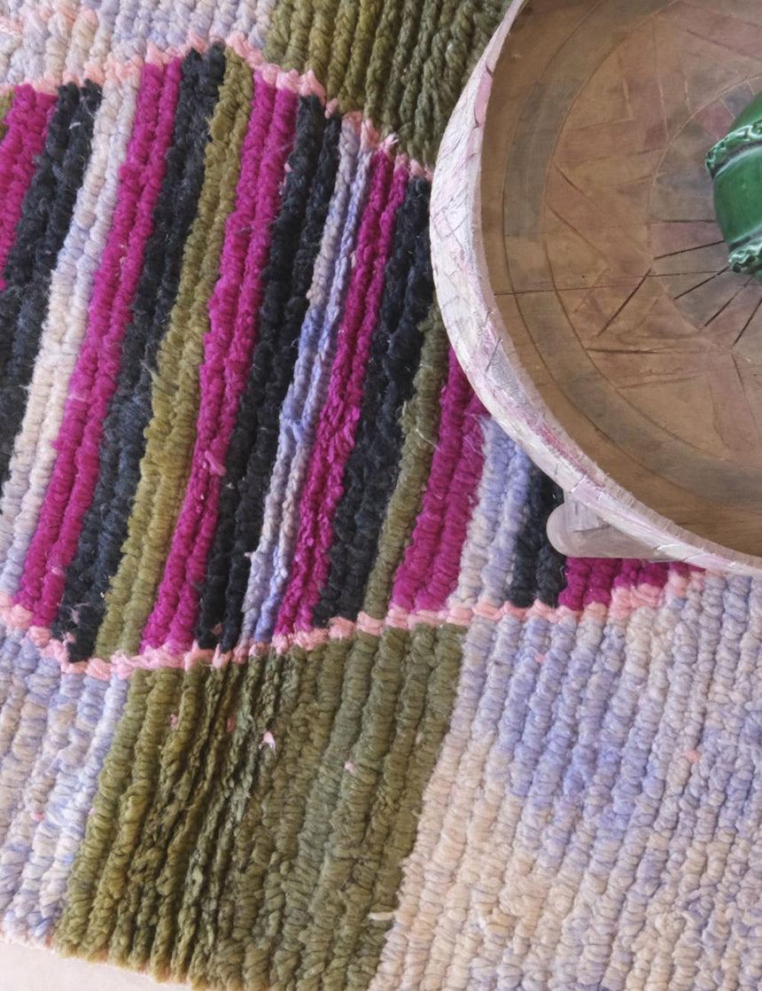 Tapis de couloir berbère marocain pure laine 78 x 371 cm - AFKliving