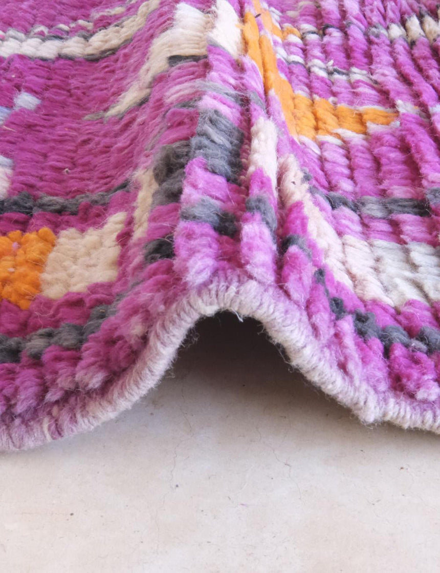 Tapis de couloir berbère marocain pure laine - tapis sur mesure - AFKliving