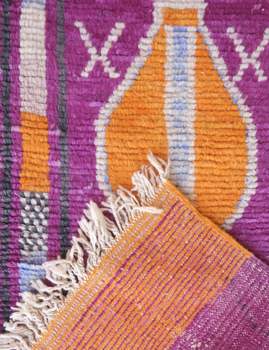 Tapis de couloir berbère marocain pure laine - tapis sur mesure - AFKliving