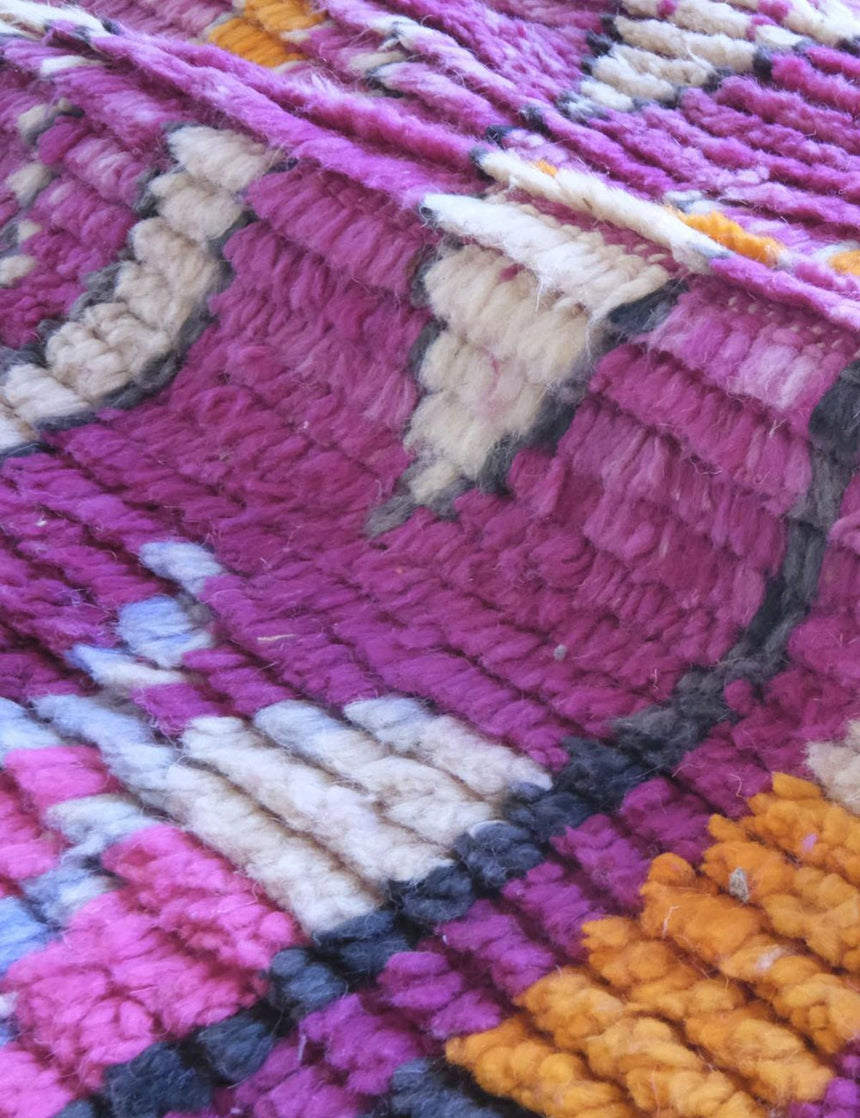 Tapis de couloir berbère marocain pure laine - tapis sur mesure - AFKliving